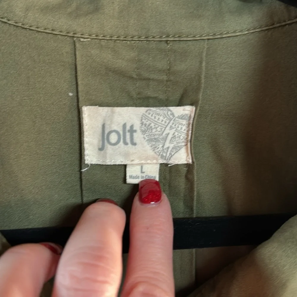 Jolt Army Green Jacket - Picture 3 of 6